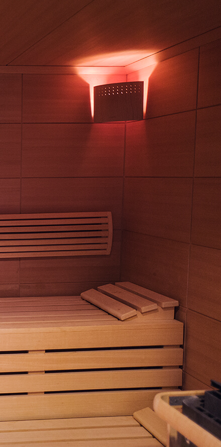Sauna im Wellnessbereich des Hotel Alexa Bad Mergentheim